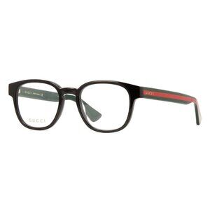 NEW GUCCI UNISEX EYEGLASSES BLACK GREEN GUCCI EYEWEAR